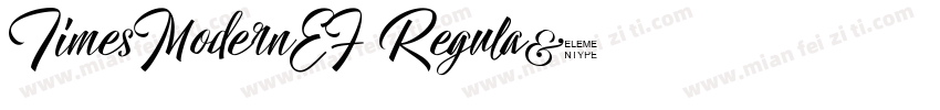 TimesModernEF Regula字体转换